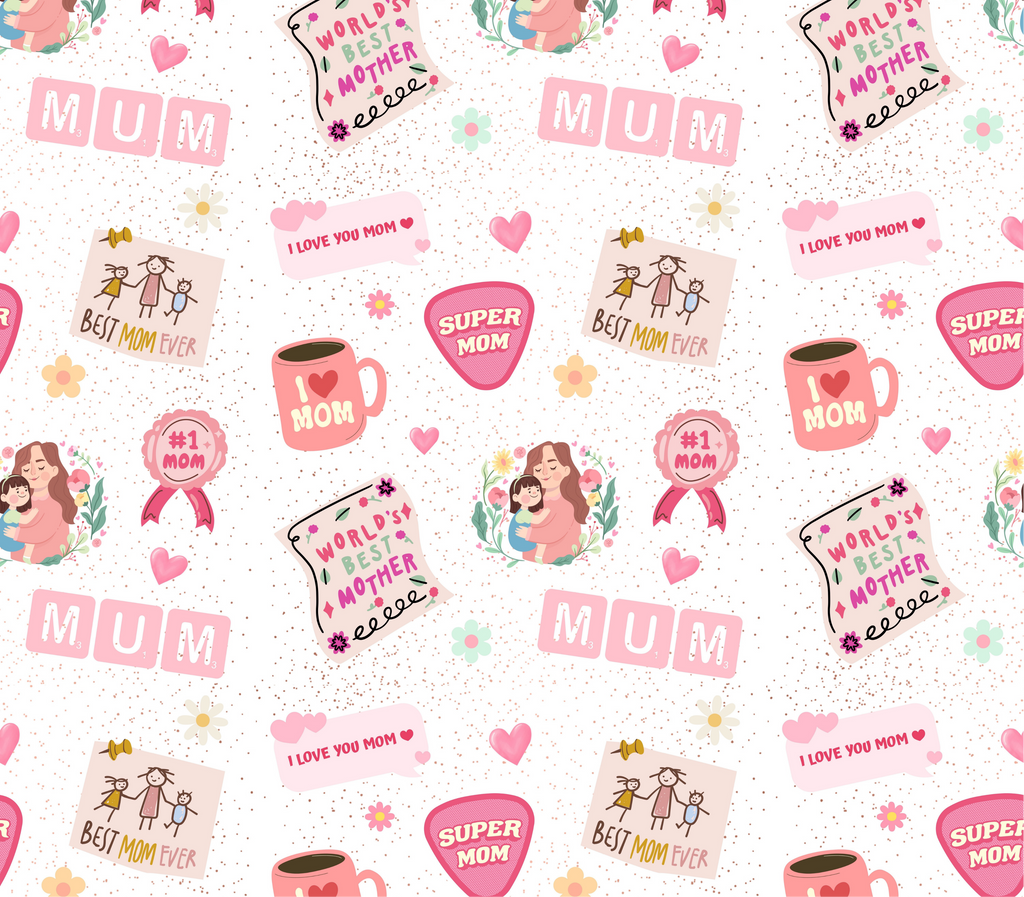 'I Love you Mum' 20oz Tumbler - Super Mum Design