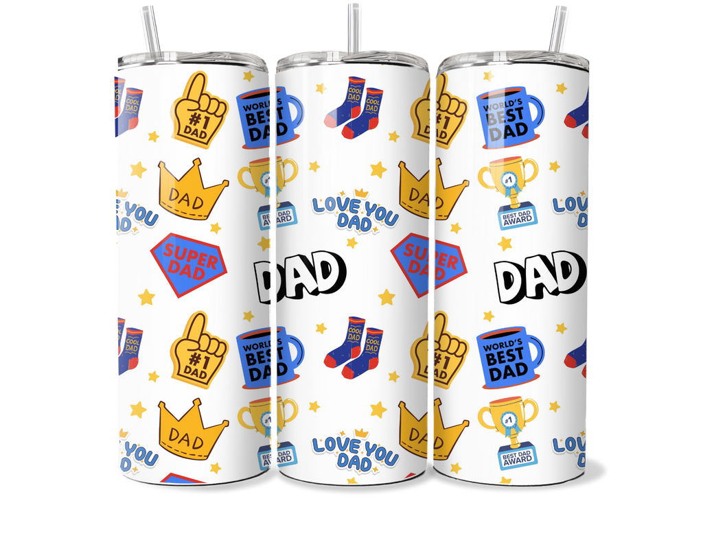 'I Love you Dad' 20 Tumbler
