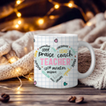 Teacher Heart Word Art Mug
