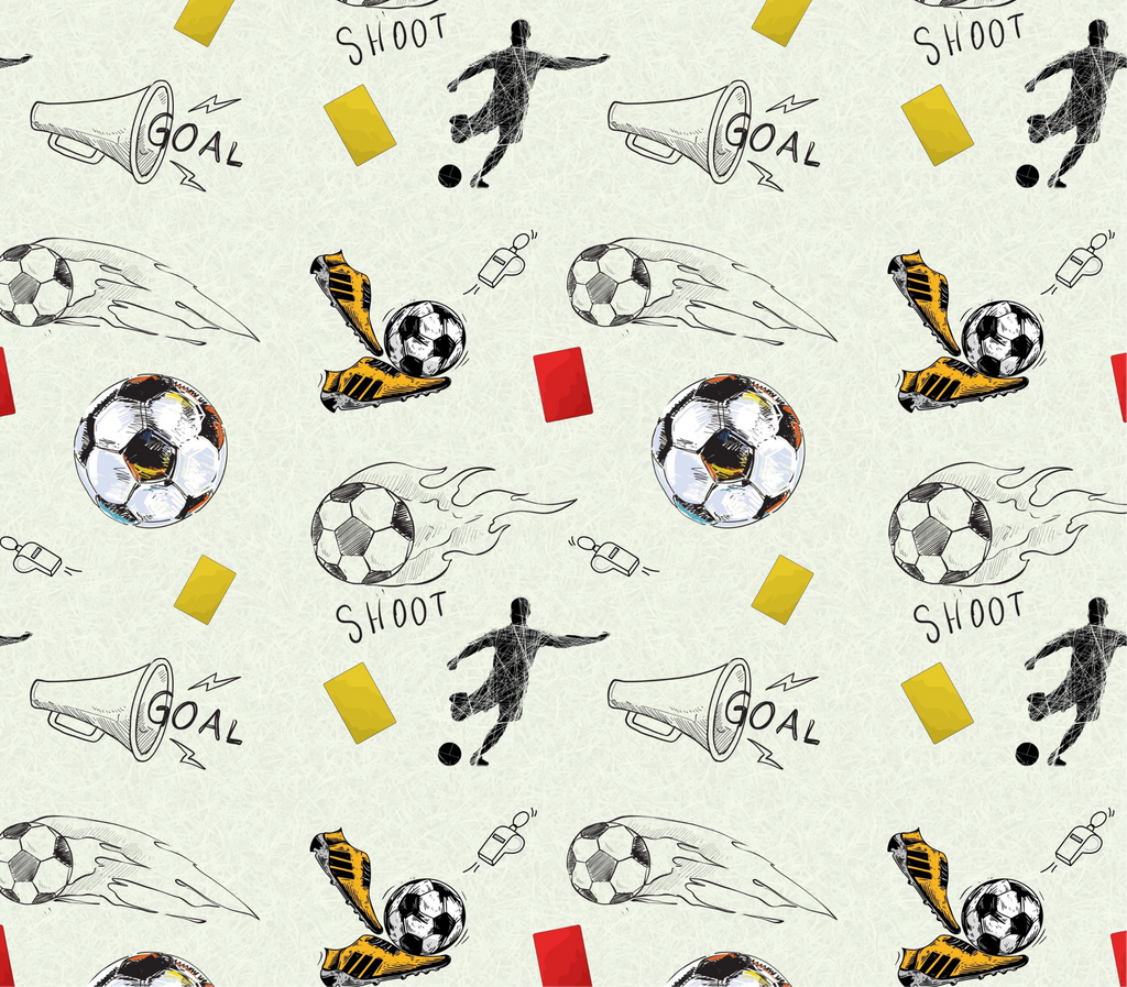 Football 20oz Tumbler - Goal & Shoot Design