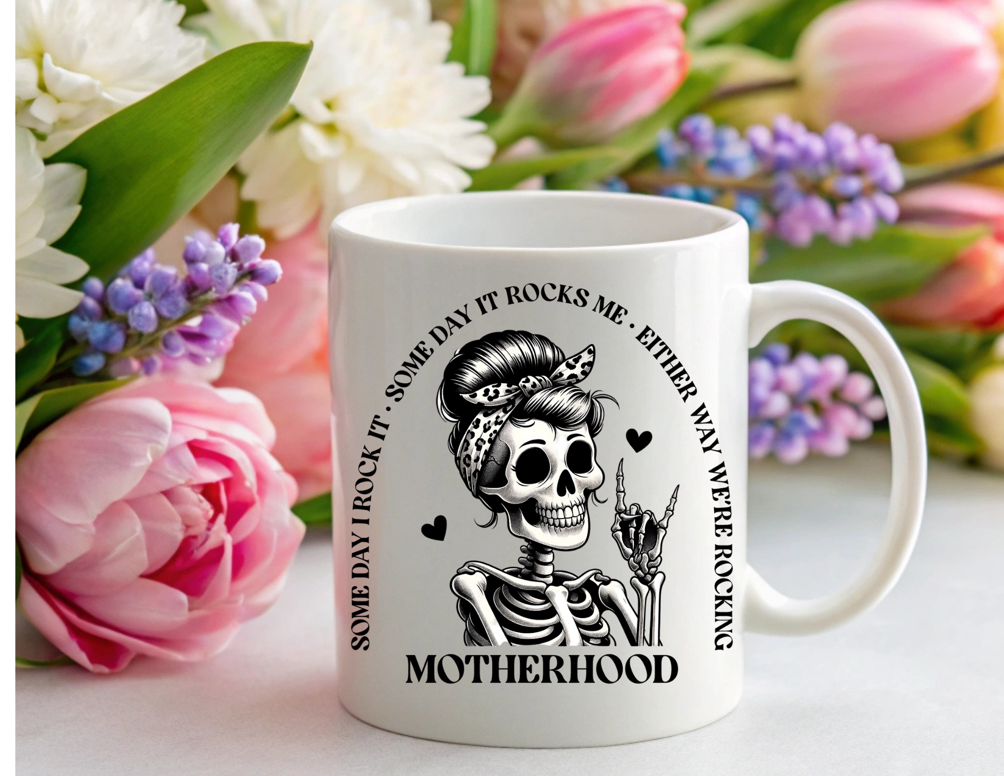 Motherhood – Either Way We're Rocking Mug