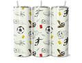 Football 20oz Tumbler - Goal & Shoot Design