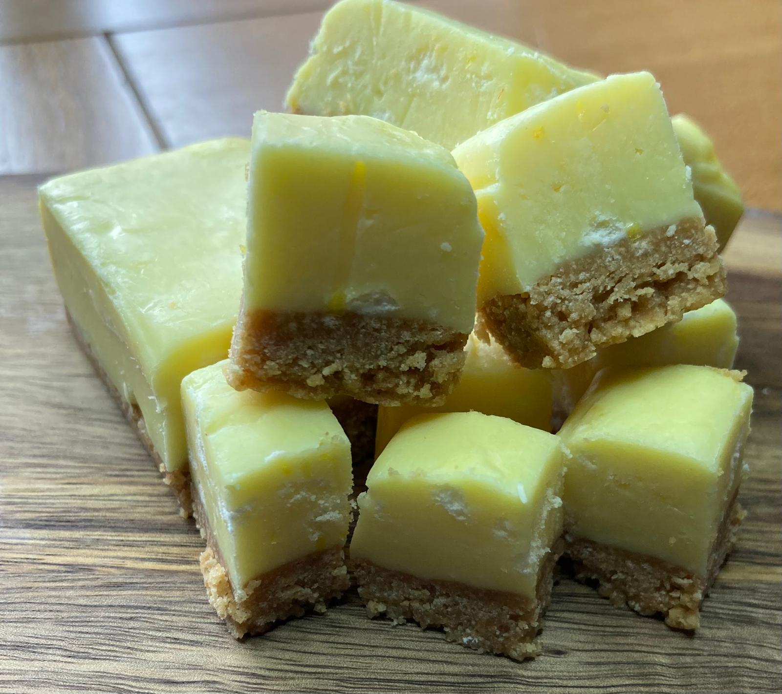 Lemon Meringue Ginger Crumb Fudge