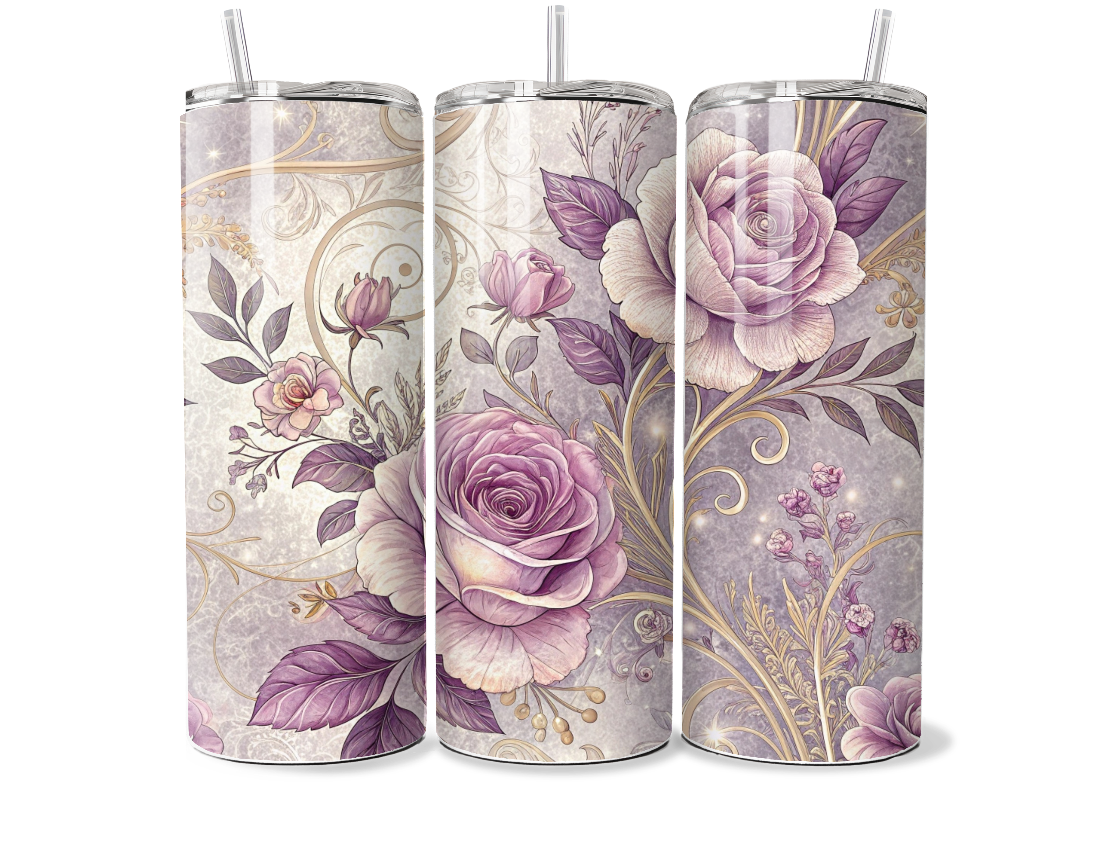 Lavender Dreams Rose 20oz Tumbler