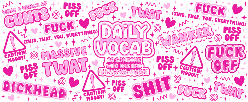 Daily Vocab Sweary Mug | Rude & Funny Gift