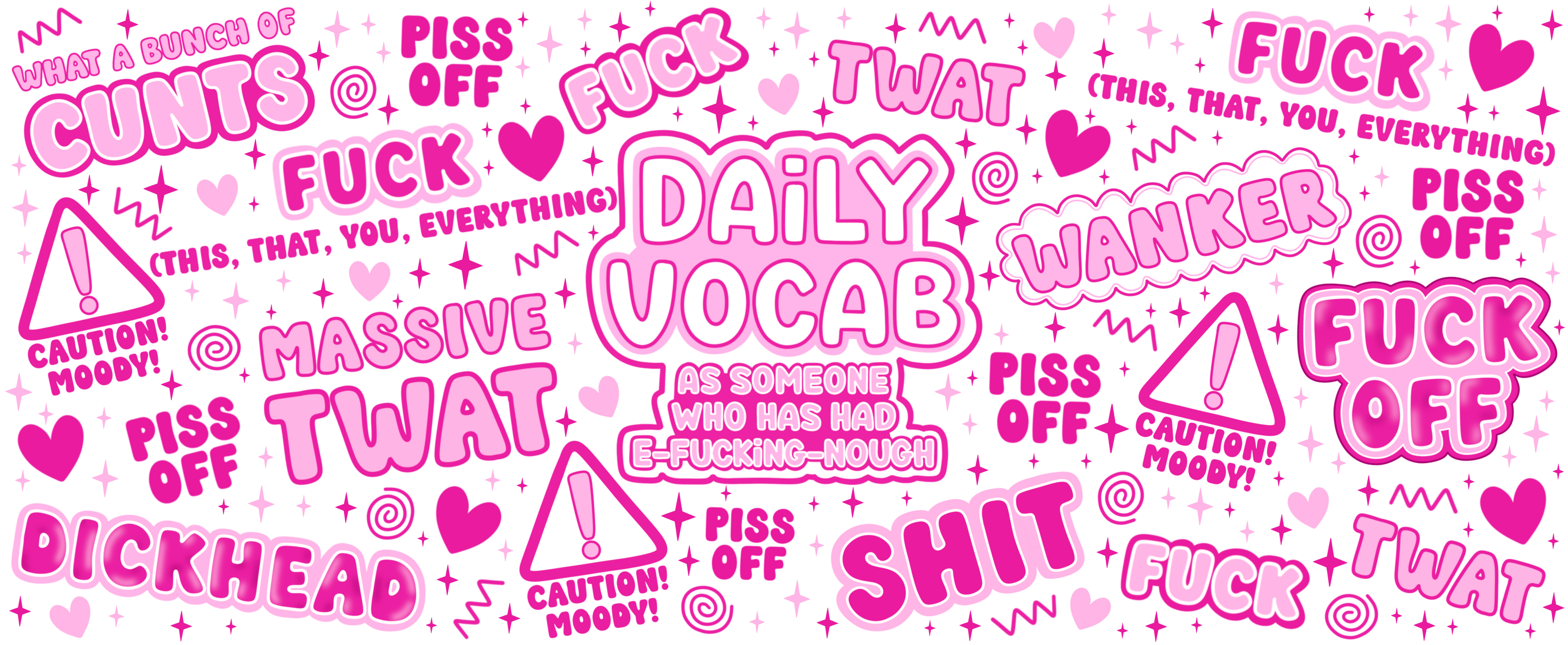 Daily Vocab Sweary Mug | Rude & Funny Gift