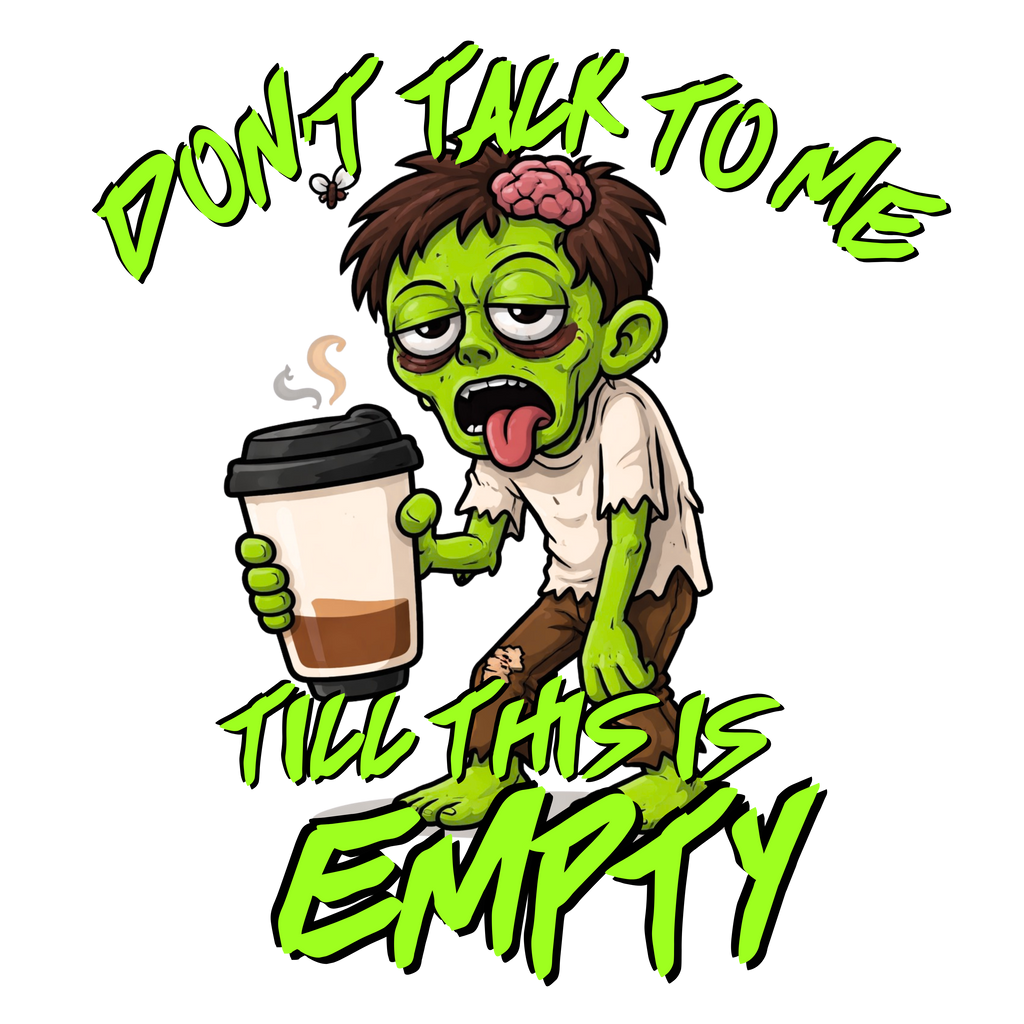 Don't Talk To Me Till This Is Empty Zombie Boy Mug