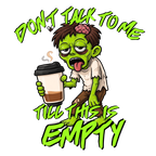 Don't Talk To Me Till This Is Empty Zombie Boy Mug