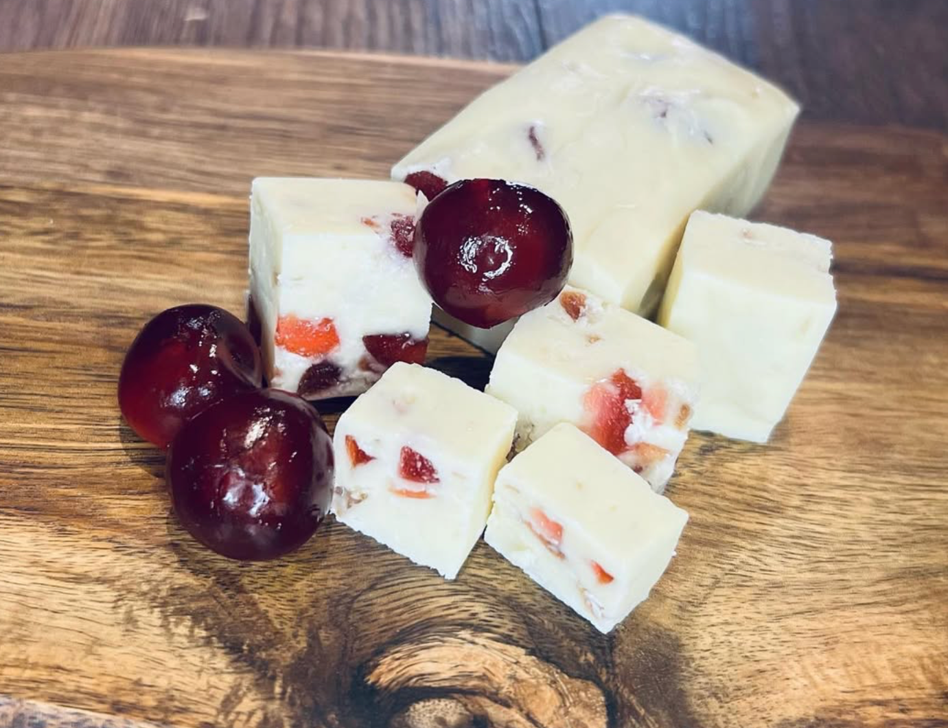 Cherry Bakewell Fudge