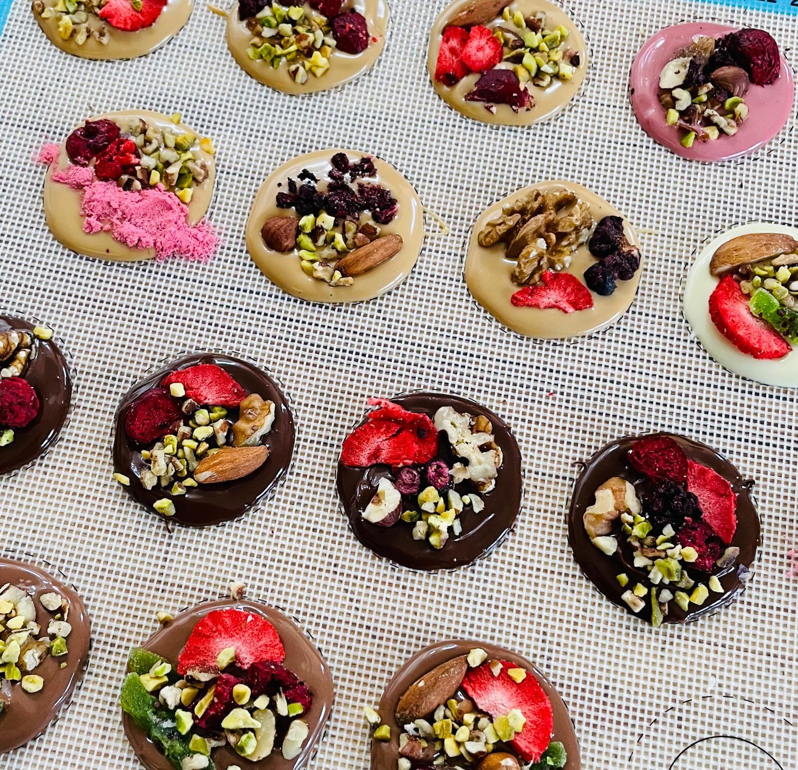 Handmade Chocolate Discs